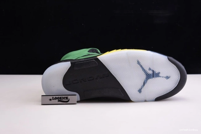 Oregon SE Air 5 CK6631-307 Ducks Jordan 0803